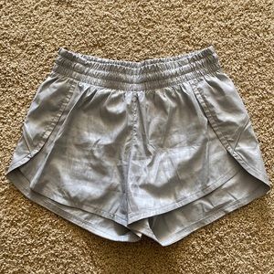 Athleta Silver Running Shorts